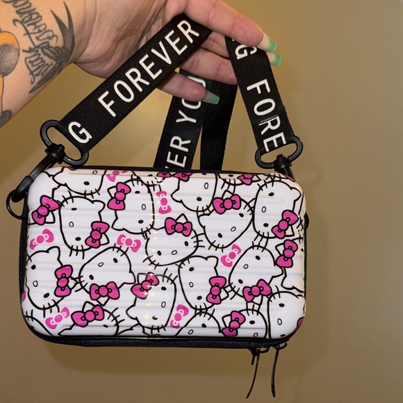 Handbags - Hello Kitty Graphic Crossbody with 'FOREVER' Strap